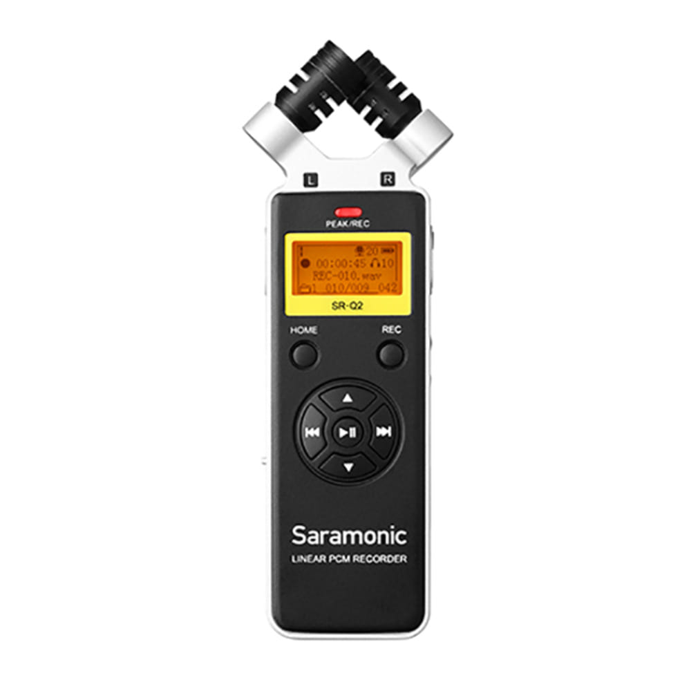 사라모닉 SR-Q2 휴대용 오디오 녹음기 콘덴서 마이크