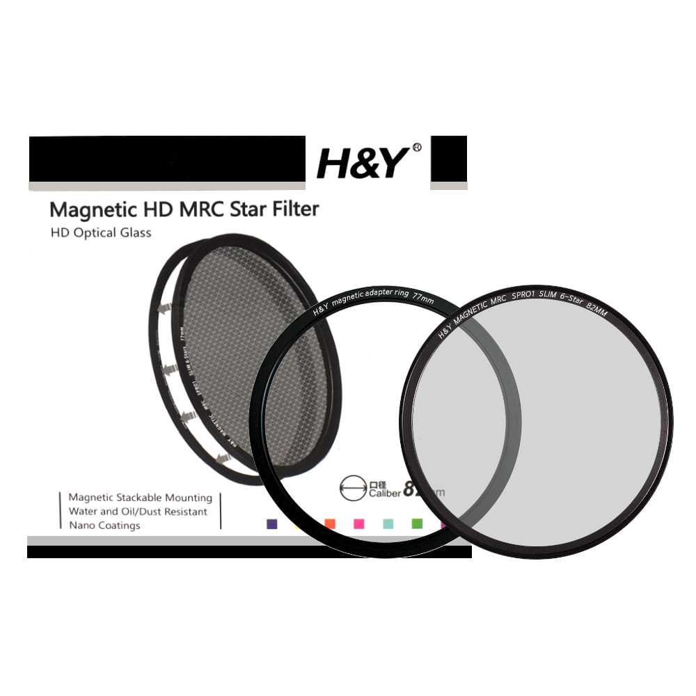 HNY HD MRC STAR SIX 82mm 마그네틱 크로스필터