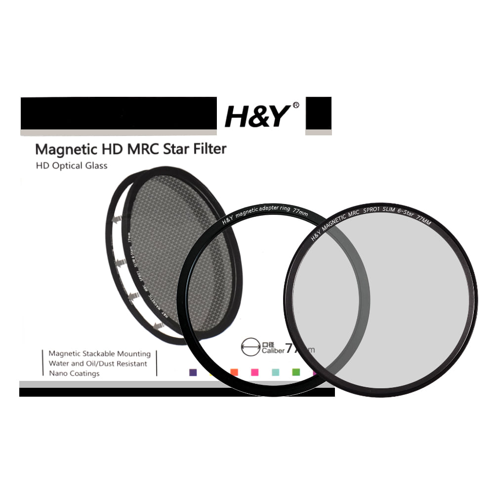 HNY HD MRC STAR SIX 77mm 마그네틱 크로스필터